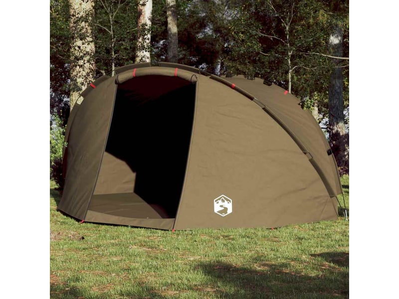  Tente de pêche, tente de camping 5 personnes vert olive imperméable shl6446  - Conforama B