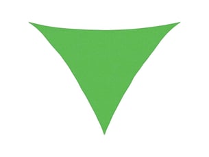 Voile d'ombrage - voile d'ombre - voile parasol 160 gm² vert clair 2,5x2,5x3,5 m pehd
