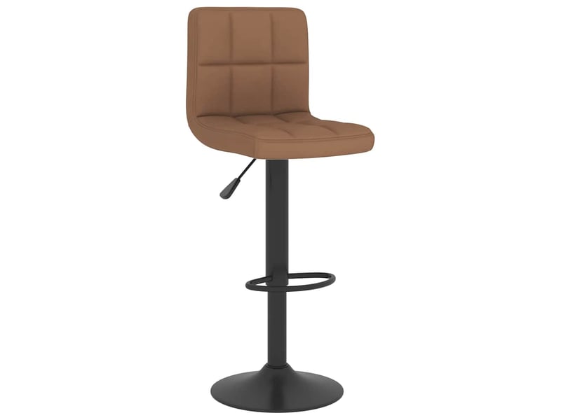  Lot de 2 tabouret de bar, chaise de bar marron tissu shl3099  - Conforama C