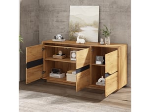 Vitrine coloris naturel <strong>OOIILLEE</strong> <strong>Luxe haut de gamme</strong> - 40 cmx70 cm