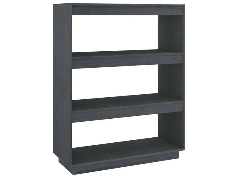  Bibliothèque, séparateur de pièce gris 80x35x103 cm pin massif  - Conforama A