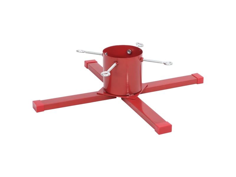  Support de sapin de noël rouge 61x61x15,5 cm  - Conforama A