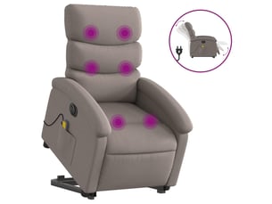 Fauteuil fixe  DECOSHOP 26 Tissu taupe