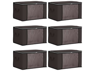 Boîte de rangement avec fenêtre latérale transparente 6 pcs shl6390