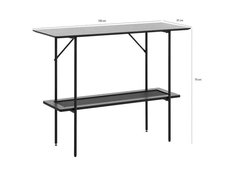  Selsey mogest - coiffeuse - 100 cm - chêne noir Mogest - Conforama C