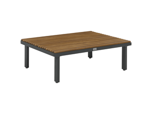 Table basse de jardin fivizzano 90 cm 70 cm acacia gris foncé