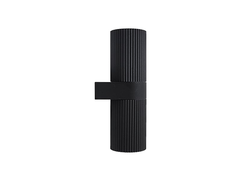  Applique murale extérieur surface cannelée, kyklop maxi en métal noir, ip54, nordlux 2618231003 - Conforama D
