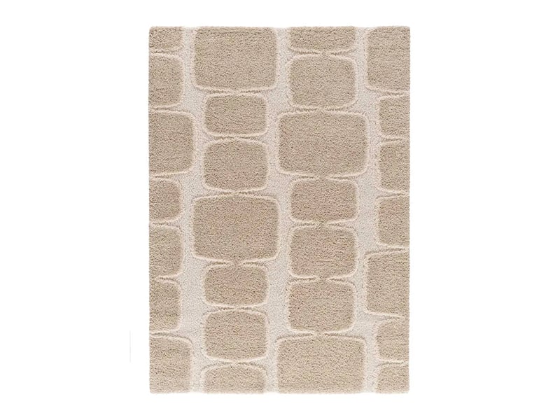  Tapis enfant shaggy scandinave crème beige, 120 x 170 cm 51726 - Conforama A