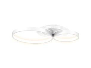 Plafonnier led 40 w, blanc, 3000 k4000 k6500 k, idéal pour chambre, salon, cuisine et salle à manger.