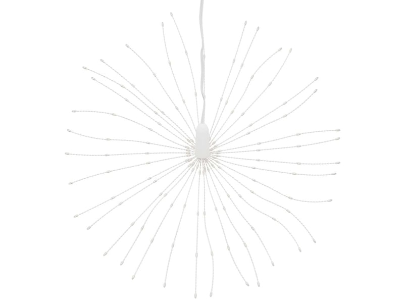  Étoile rayonnante de noël 140 led 4 pcs blanc chaud 17 cm  - Conforama E