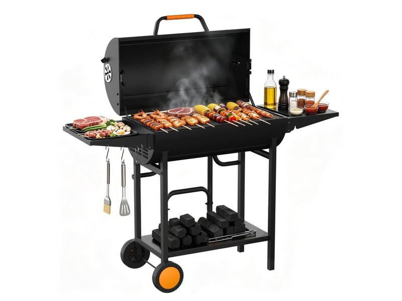  Xxl barbecue au charbon double face,barbecue xxl avec grille | adapté pour moins et plus, fêtes et réunions de famillexxl barbecue au charbon double face,barbecue xxl avec grille | adapté pour moins et plus, fêtes et réunions de…  - Conforama A