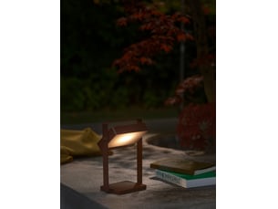 Luminaire nomade saulio solar aluminium marron , h. 23,6 - ip44 - solarled nordlux extérieur