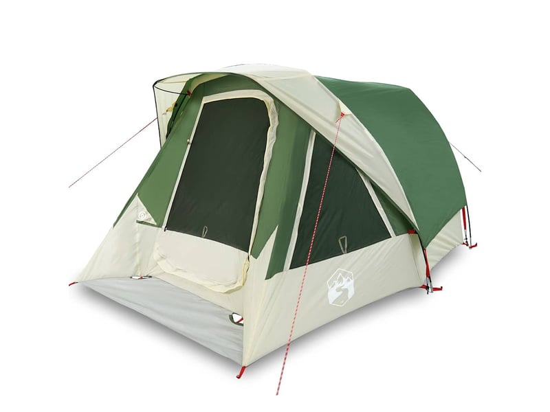  Tente de camping de cabine 4 personnes vert imperméable shl189  - Conforama A
