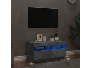 Meuble tv coloris gris 80 cm <strong></strong>  <strong></strong>