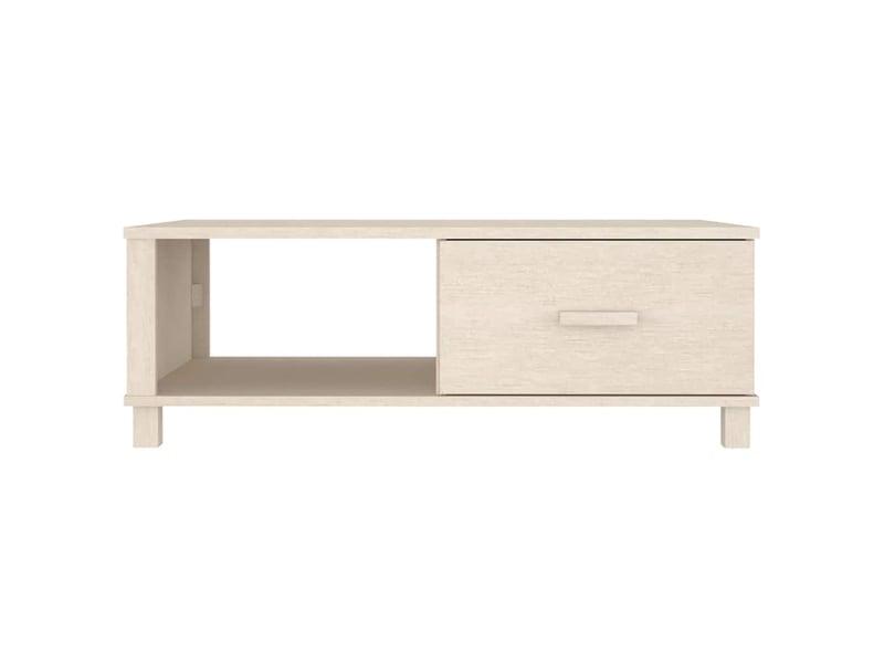  Table basse - table de salon - table à thé hamar marron miel 100x55x35 cm bois massif de pin  - Conforama E