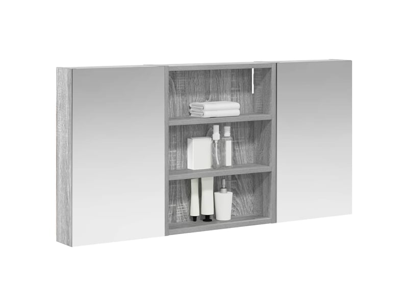  Ensemble de meubles de salle de bain 3 pcs 100x10.5x50 cm shl7858  - Conforama C