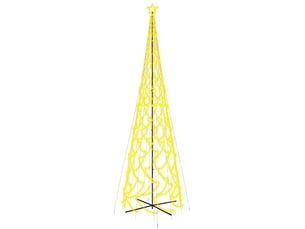 Arbre de noël, sapin de noël cône 3000 led blanc chaud 230x800 cm