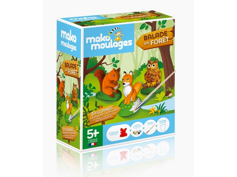  Mako moulage balade en foret 3 moules 39049 - Conforama A