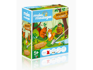 Mako moulage balade en foret 3 moules