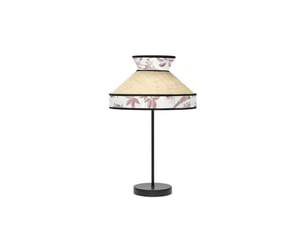 Lampe à poser fabrilamp constantinopla beigerouge 1 x e27 61 x 30 x 30 cm