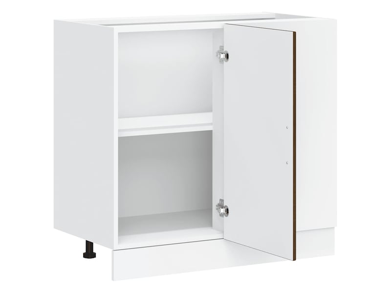 Meuble de rangement, meuble bas de cuisine chêne marron bois d'ingénierie - Conforama D