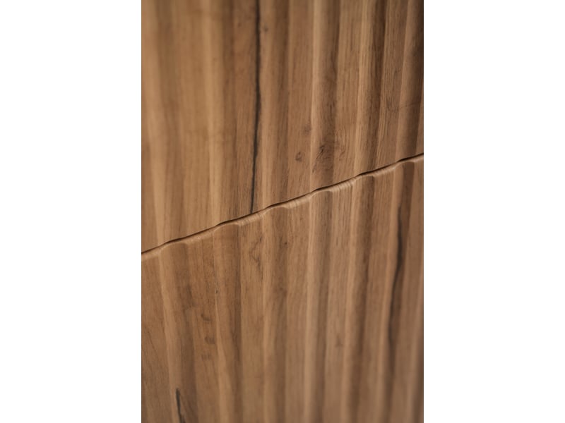  Meuble sous vasque suspendu linea 80 cm chêne craft d'or avec plan de travail  - Conforama R
