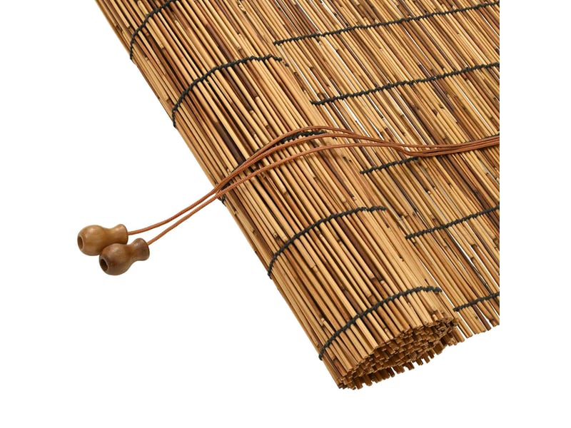  Store enrouleur, store à rouleau marron 140 x 160 cm roseau cf45292  - Conforama A