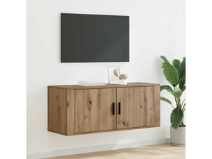 Meuble tv coloris bois clair <strong></strong> <strong></strong>