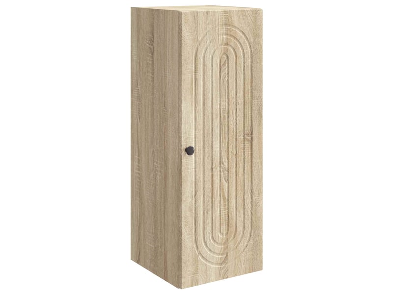  Armoire murale salon chêne sonoma 33x34,5x90cm bois d'ingénierie shl8148  - Conforama A