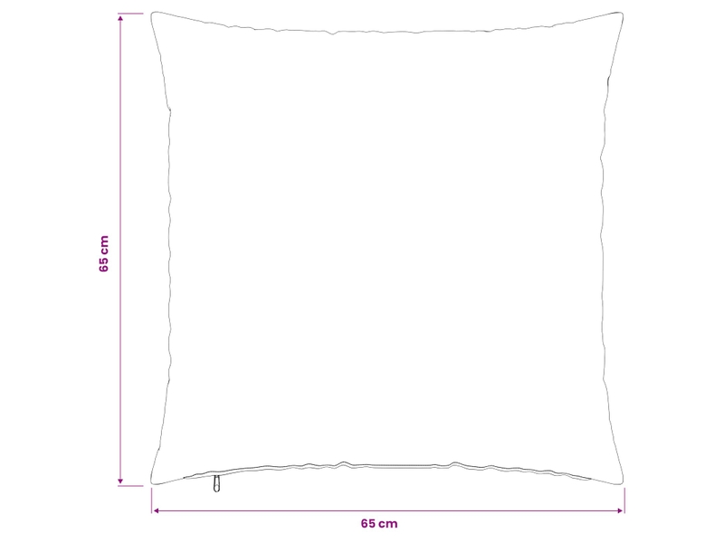  Lot de 6 housses de coussin heerlen gris nuage 65 x 65 cm tissu cf49656  - Conforama E