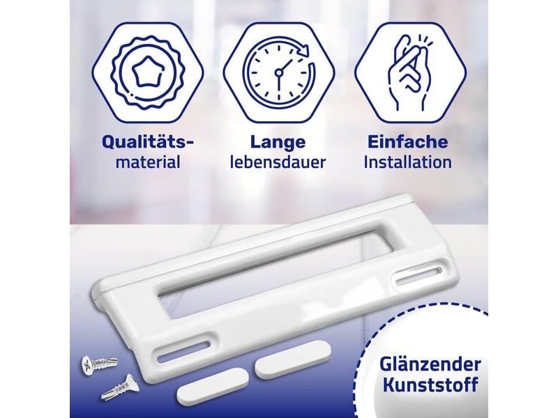  Poignée universelle pour réfrigérateur et congélateur de 200 mm, poignée réglable de 120 à 180 mm avec capuchons et vis  - Conforama B
