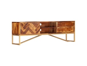 Meuble tv coloris marron 140 cm <strong></strong>  <strong></strong>