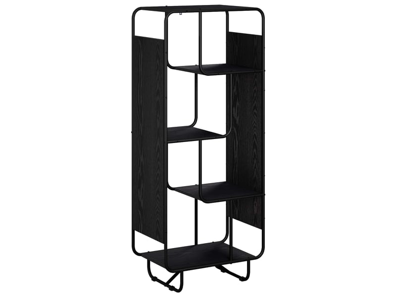 Buffet haut, buffet de rangement chêne noir 60x37,5x144 cm bois d'ingénierie  - Conforama A