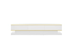 Meuble tv coloris blanc 200 cm   
