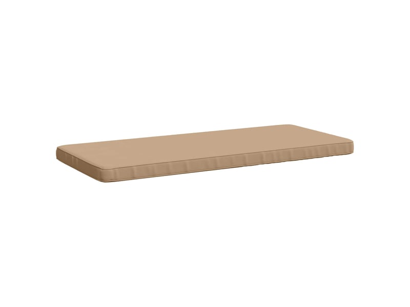  Lot de 2 coussins de banc, coussins d'assise vught 100 % polyester sable cf58126  - Conforama D