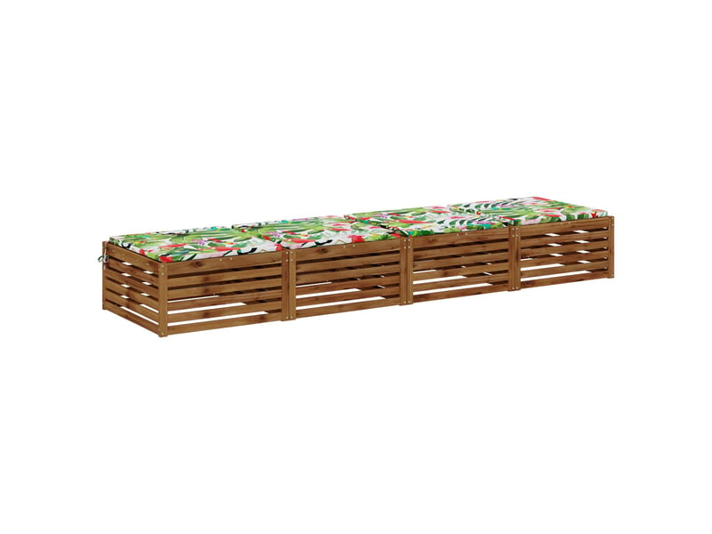  Lot de 4 coussins de siège, coussins d'assise soest 100 % polyester cf60183  - Conforama C