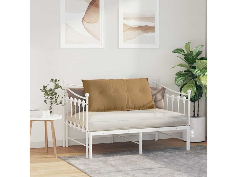  Coussin de dos, coussin de dossier marron 100 x 50 cm tissu en velours côtelé cf54794  - Conforama D
