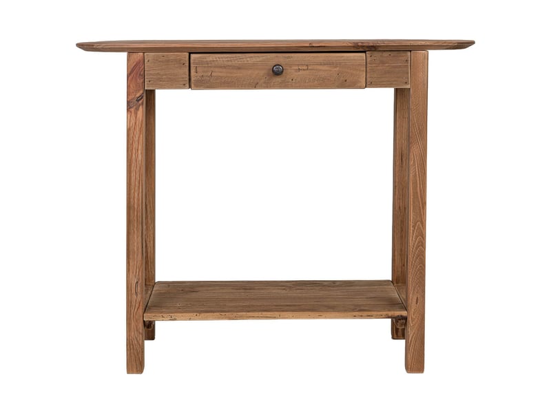  Meuble d'entrée en bois marron 95x35x76h cm  - Conforama C