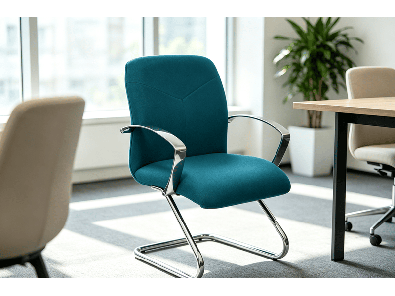  Fauteuil de réception caudete piqueras y crespo  blue 61 x 85 cm bleu - tissu avec accoudoirs fixes S5704251 - Conforama D
