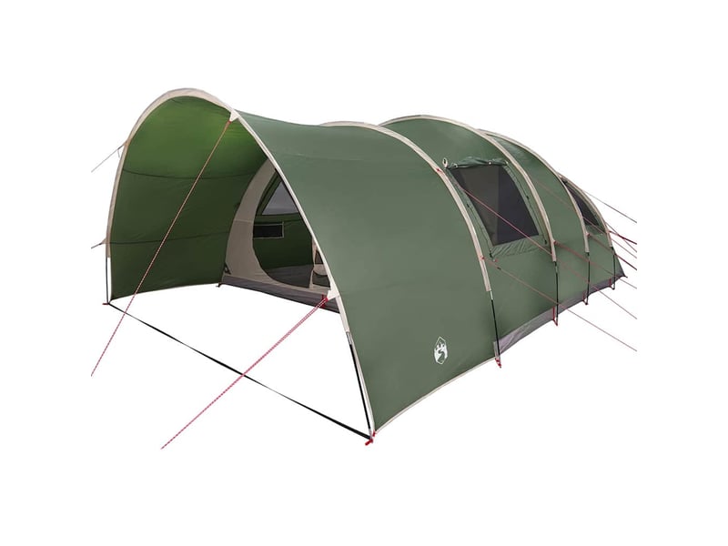 Tente tunnel, tente de camping 8-personnes 8 personne vert - Conforama A