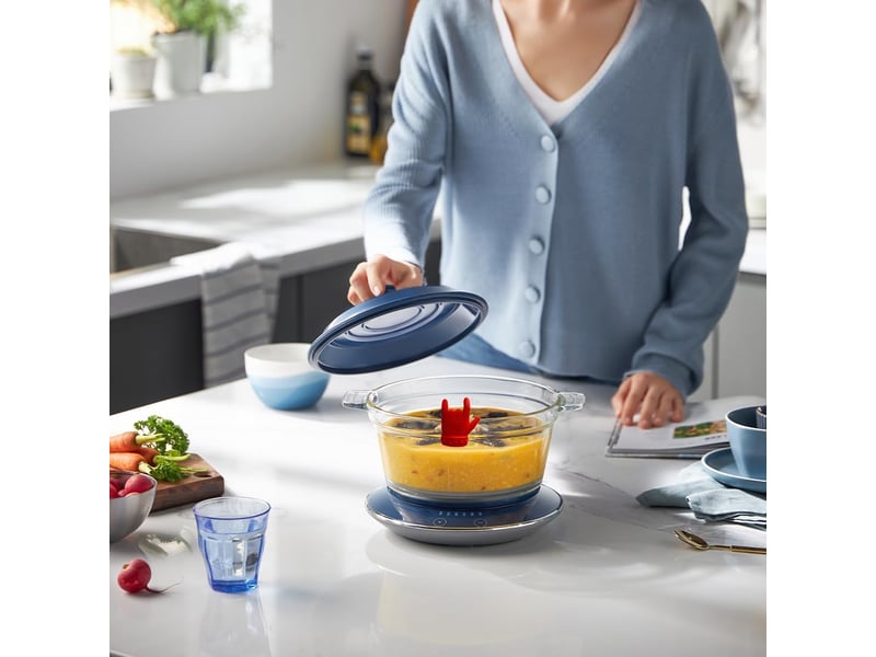  (2 pièces)repose cuillère,gadgets de cuisine couvercle de casserole en forme de doigt pour éviter les débordements support de louche à soupe surélevée  - Conforama E