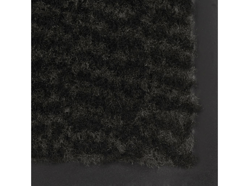  Tapis d'entrée rectangulaire à nœuds 80x120 cm noir - comfortxl 132711 - Conforama E