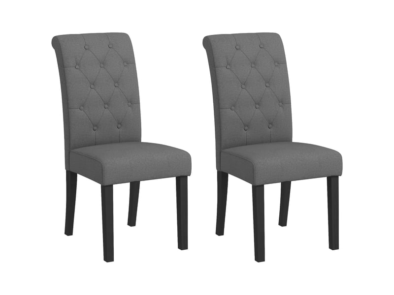  Lot de 2 chaises – confortables et élégantes – style moderne  - Conforama A