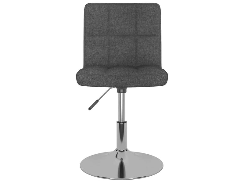  Tabouret de bar, chaise de bar pivotant gris foncé tissu  - Conforama C
