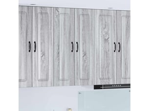 Meuble mural de cuisine | armoire de cuisine gris sonoma 60x31x100cm shl4315