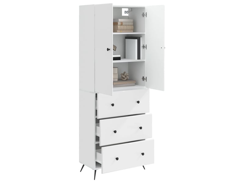  Ensemble de meubles 2 pcs, rangement de salon 66 x 34,5 x 90 cm bois d'ingénierie shl3215  - Conforama C