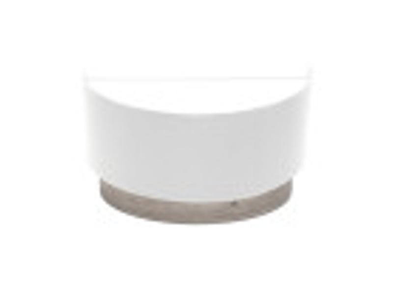 Applique murale fabrilamp tatiana blanc bois gris 1 x e27 17x30x15 cm 189161083 - Conforama B