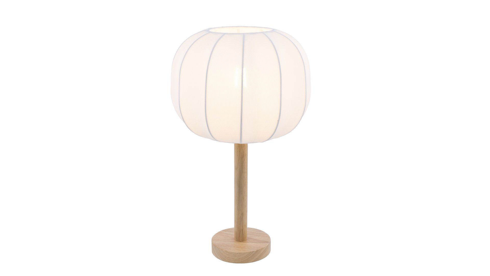 CONFORAMA Lampe Métal et bois 40 cm naturel SWEET