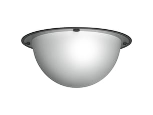 Miroir à fixer coloris blanc <strong></strong> <strong></strong> - 30 cm x 30 cm