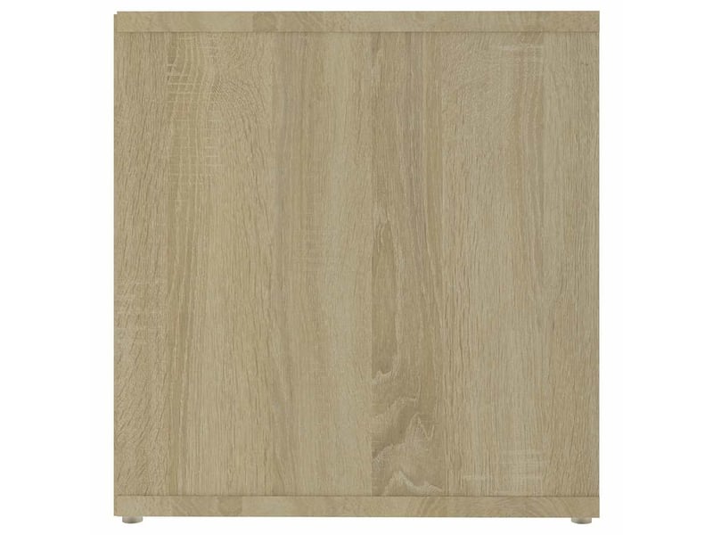  Lot de 2 meuble tv bas salon chêne sonoma 72x35x36,5 cm bois d'ingénierie shl70660  - Conforama E
